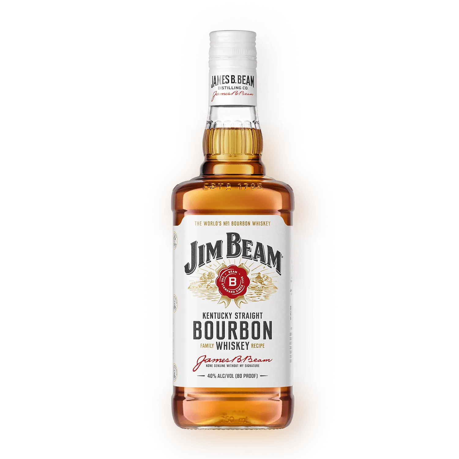 American bourbon whiskey glass