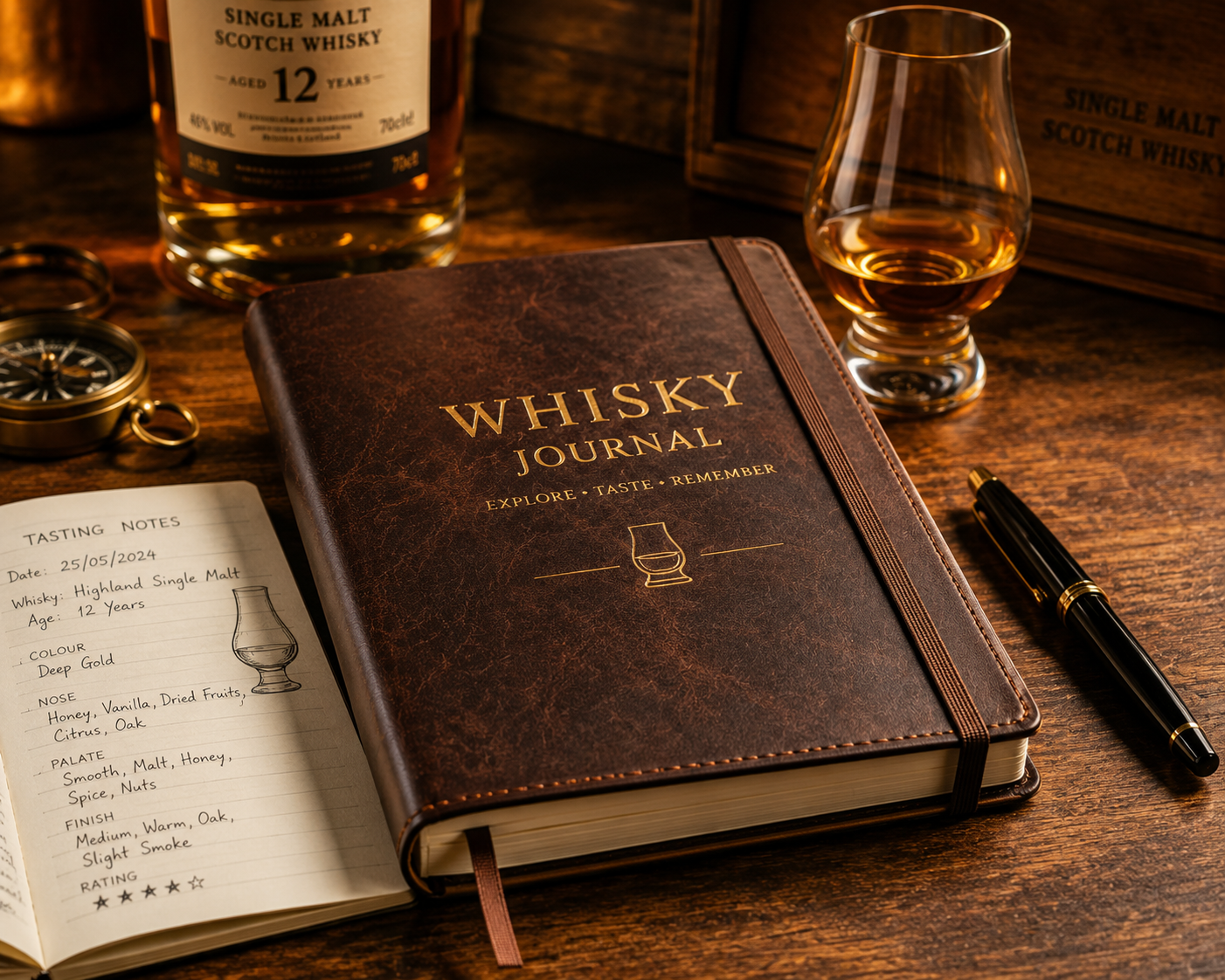 Whisky bottle and glass for buying guide